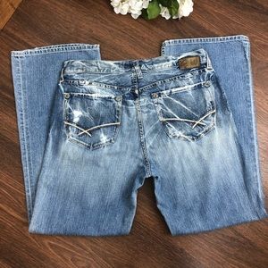 BKE Tyler Relaxed Straight Distressed Jeans